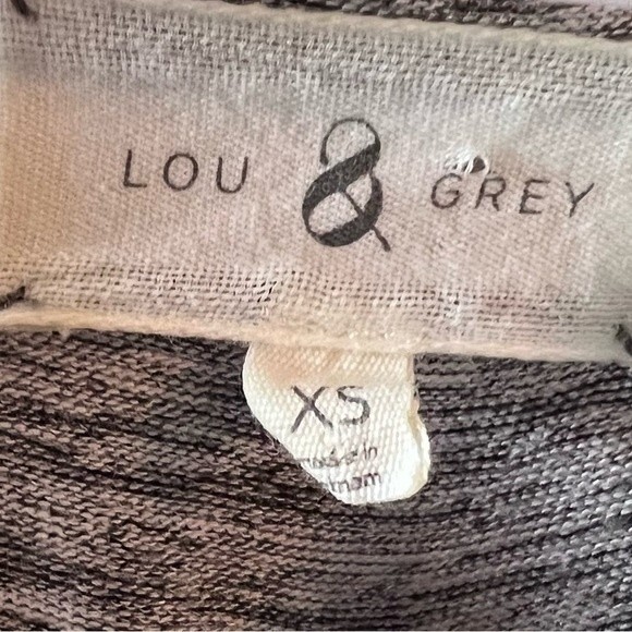 Loft Lou & Grey space dye heather gray maxi dress size XS - Picture 4 of 6